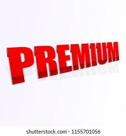 3d text for promotional uses. 3d marketing labels