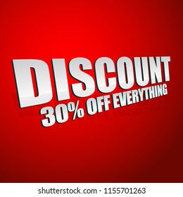 3d text for promotional uses. 3d marketing labels