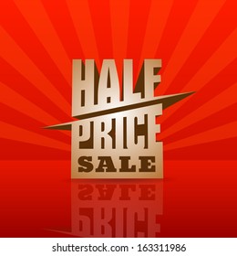 3d text red background sale vector gold glossy original 3d vector text of trade reduce value offer on glossy red radial radiate background texture 3d text red background sale vector commercial scene n
