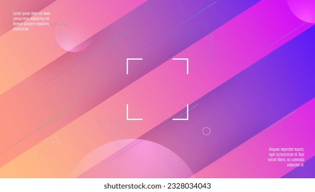 3d Texture. Tech Music Poster. Purple Dynamic Design. Technology Concept. Retro Geometric Composition. Gradient Ui. Space Landing Page. Pink 3d Texture