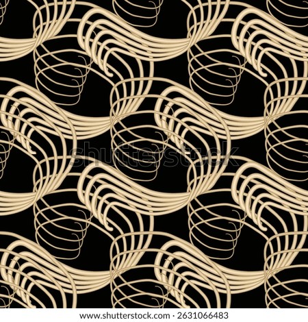 3d texture vector seamless ornamental pattern on a black background