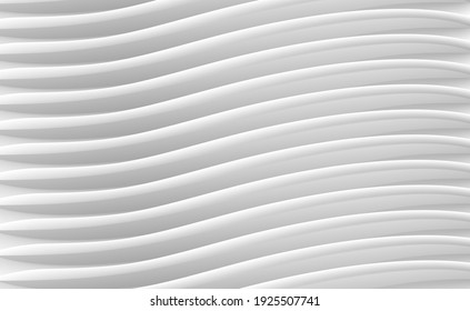3d texture of white waves creating modern 3d texture, play of light and shadow, sculptured surface, wallpaper design