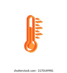 3D Thermometer Icons Design Vector
