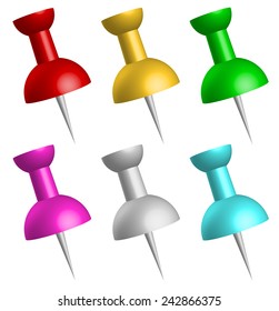 3d Thumbtacks, pushpins