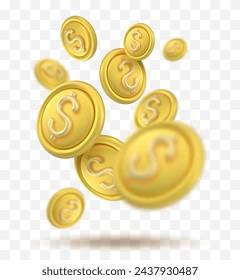 3D Token Coin Icons vector
