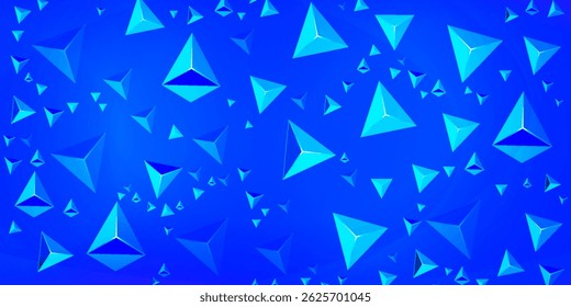 3d triangle background with bright color vector design in eps 10