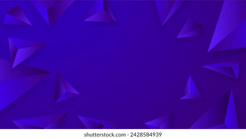 3d triangle background with vivid colors vector design in eps 10