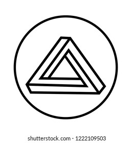 3d, triangle, figure, geometry, symbol