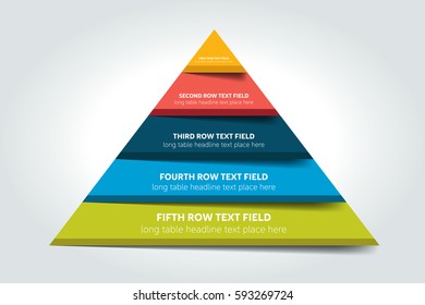 3d triangle infographic, chart, scheme, diagram, table, schedule, element. 