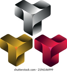 3d Triangle Logo Design Geometrical 