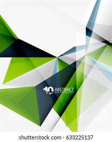 3d triangle polygonal abstract vector, creative modern abstract background for text, presentation wallpaper