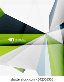 3d triangle polygonal abstract vector, creative modern abstract background for text, presentation wallpaper