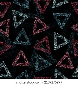 3d triangle seamless background, multi colored, creative and modern Modern grunge background.  Wallpapers for boys and girls