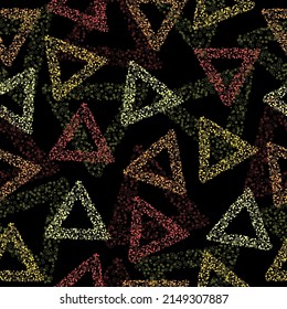 3d triangle seamless background, multi colored, creative and modern Fun bright geo pop art all over print Wallpapers for boys and girls