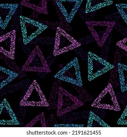 3d triangle seamless background, multi colored, creative and modern Modern grunge background.  Funky colorful abstract in variagated neon.