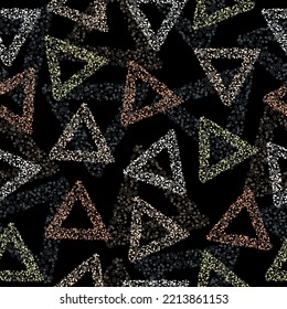 3d triangle seamless background, multi colored, creative and modern Modern grunge background.  Wallpapers for boys and girls