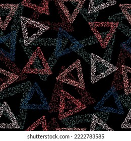 3d triangle seamless background, multi colored, creative and modern Modern grunge background.  Wallpapers for boys and girls