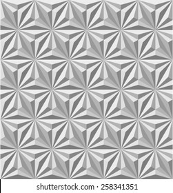 3d triangle seamless pattern