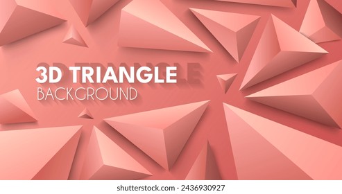 3d triangles vivid colors concept wallpaper vector design in eps 10