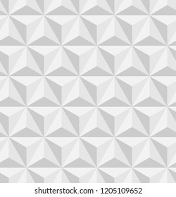 3D triangular, or tetrahedron, pyramids. Seamless vector pattern background