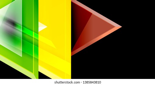 3d triangular vector minimal abstract background design, abstract poster geometric design, vector illustration