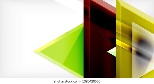 3d triangular vector minimal abstract background design, abstract poster geometric design, vector illustration