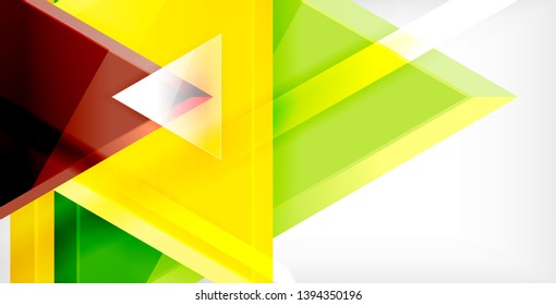 3d triangular vector minimal abstract background design, abstract poster geometric design, vector illustration