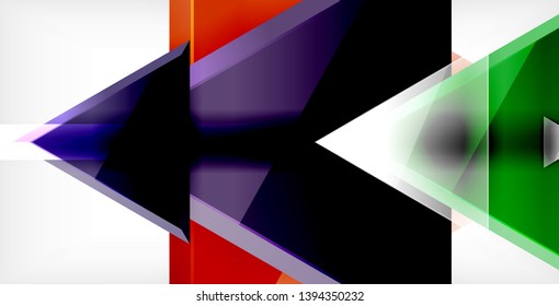 3d triangular vector minimal abstract background design, abstract poster geometric design, vector illustration