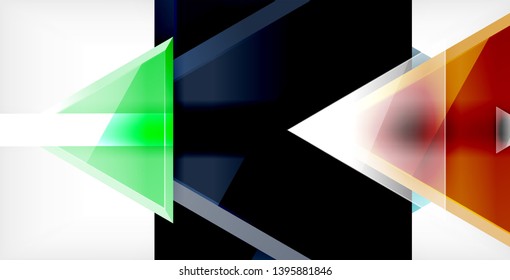 3d triangular vector minimal abstract background design, abstract poster geometric design, vector illustration