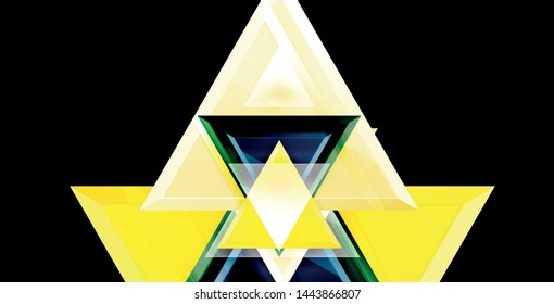 3d triangular vector minimal abstract background design, abstract poster geometric design, vector illustration