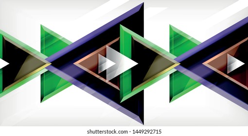 3d triangular vector minimal abstract background design, abstract poster geometric design, vector illustration
