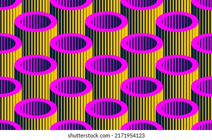 3D tubes optical seamless pattern, vector repeat tiling background, op art theme textile or wrapping paper, website backdrop or wallpaper.