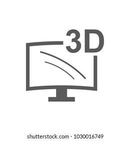 3d tv icon