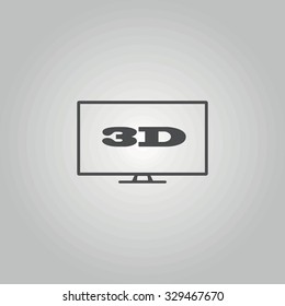 3D TV icon.