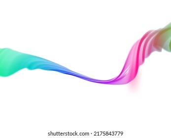 3d twisted energetic flow, vector EPS10 with transparency