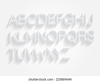 3d typography/font vector/illustration