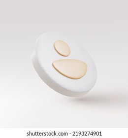Icono de usuario 3d. Icono humano. Icono de perfil de usuario de símbolo de avatar comercial. Ilustración vectorial.