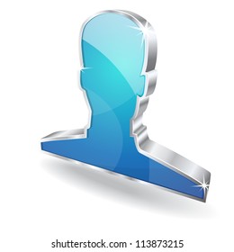 3d User Vector Icon