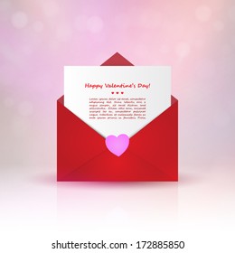 3D Valentine's Day Envelope