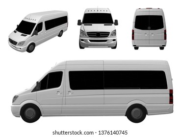 3d van vector