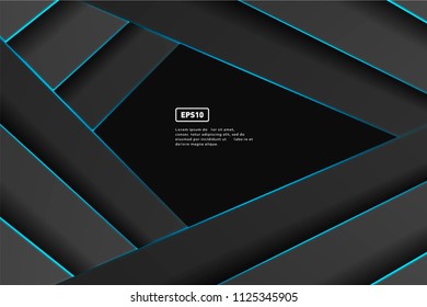 3D Vector Abstract area for business or presentation eps10