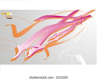 3d vector abstract background