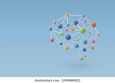 Unidad de procesamiento neuronal de chips 3d Vector AI NPU, IA en ciencia y negocios, Tecnología y concepto de ingeniería. Eps 10 Vector.