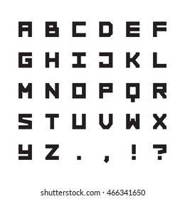 3d vector alphabet