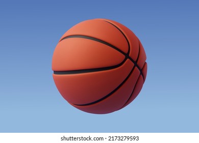 3d Vector Basketball Ball, Sport und Spiel Wettkampfkonzept. EPS10 Vektor.