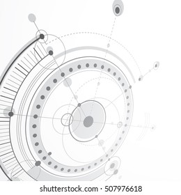 3d vector Bauhaus abstract monochrome background