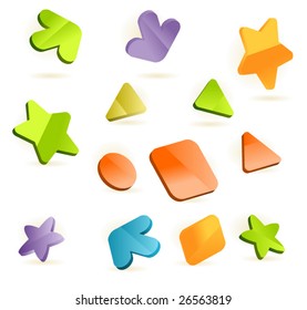 3d vector blog bubbles. part 6