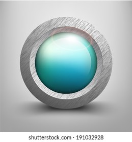 3D Vector Button