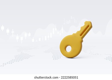 3d Claves de caricatura vectorial en oro y plata, Alquiler de viviendas, préstamo, hipoteca o banner inmobiliario. Vector Eps 10.