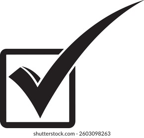 3D vector check mark and cross icons representing choice, success, and agreement